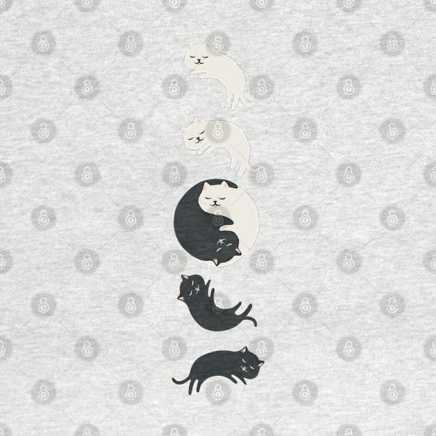 Hidden Cat 26 Yin Yang hug-ing v3 by Chewbarber